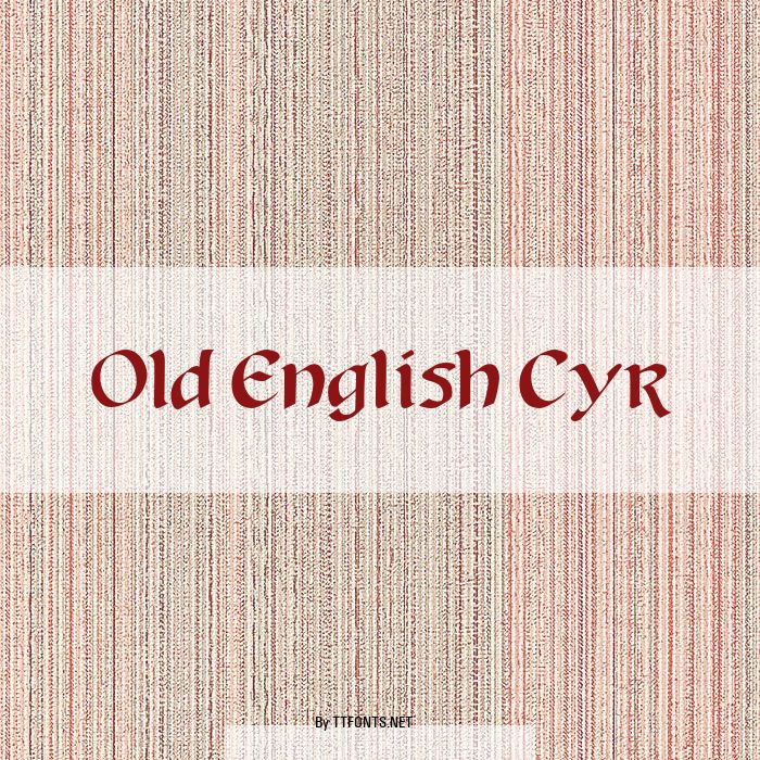Old English Cyr example