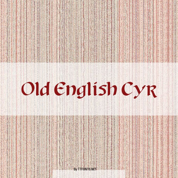 Old English Cyr example