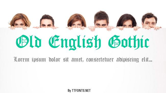 Old English Gothic example