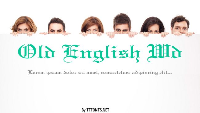 Old English Wd example