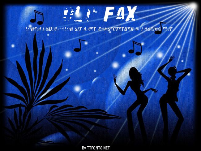 Old Fax example