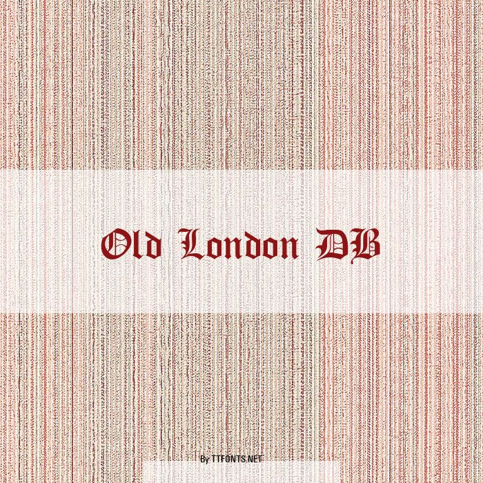 Old London DB example