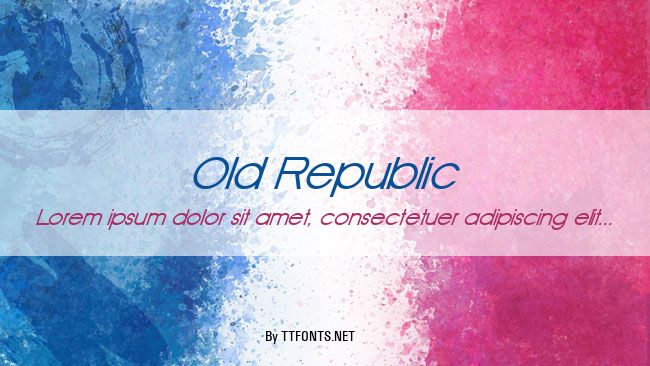 Old Republic example