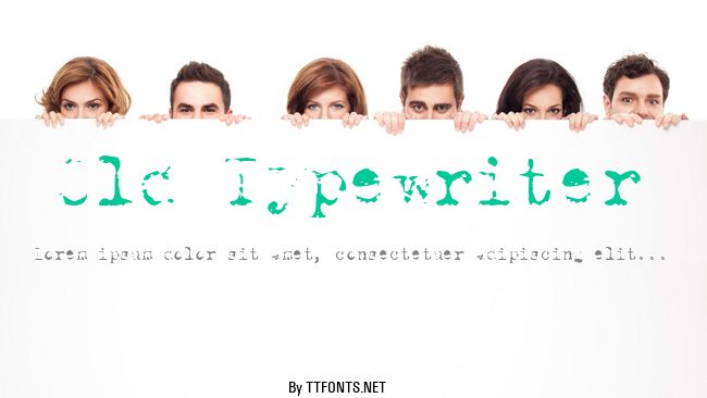Old Typewriter example