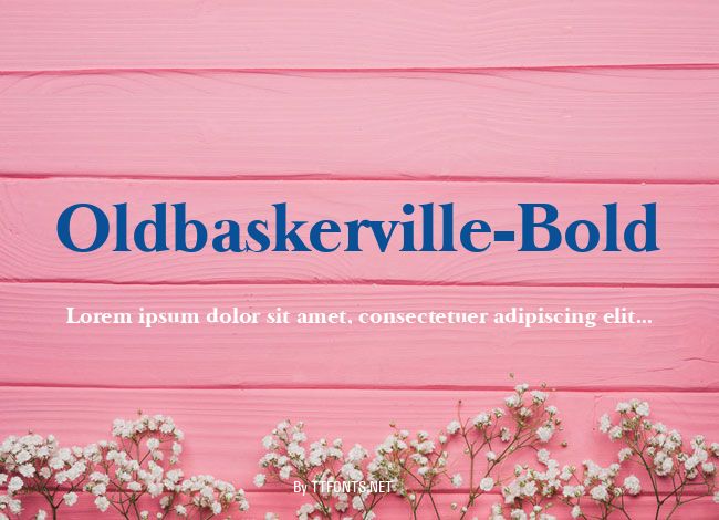 Oldbaskerville-Bold example