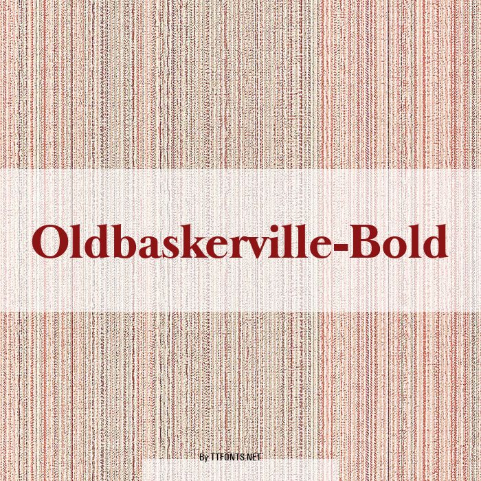 Oldbaskerville-Bold example