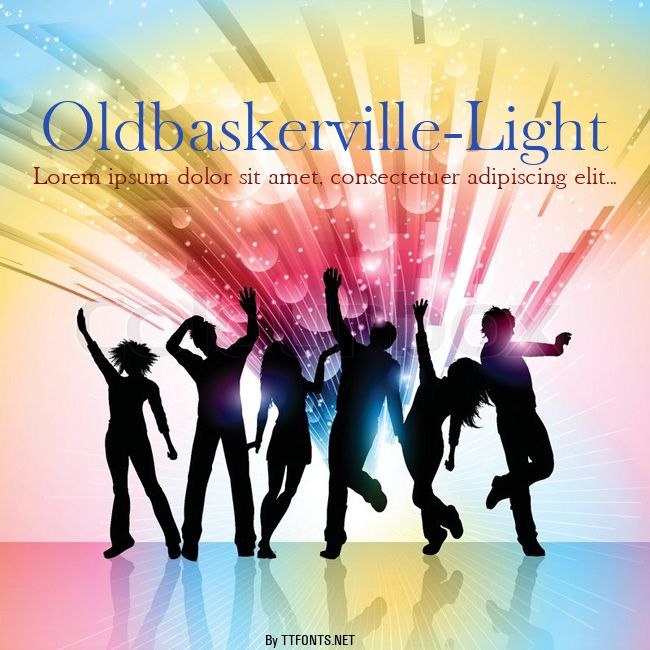 Oldbaskerville-Light example