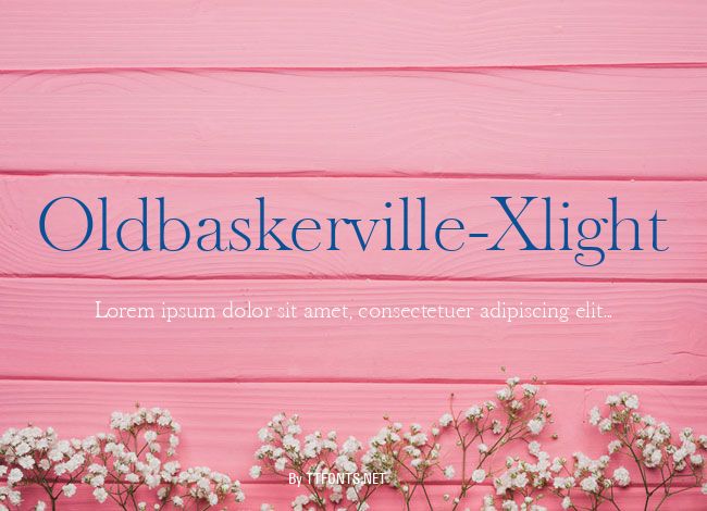 Oldbaskerville-Xlight example