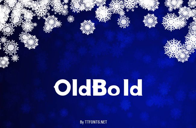 OldBold example