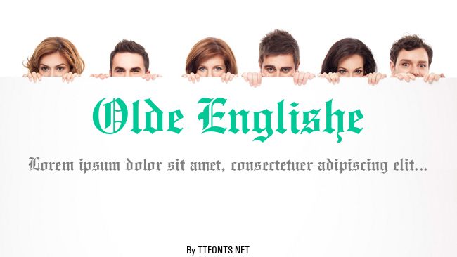 Olde Englishe example