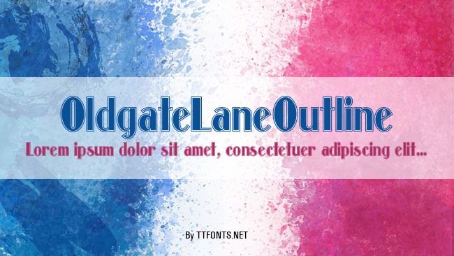 OldgateLaneOutline example
