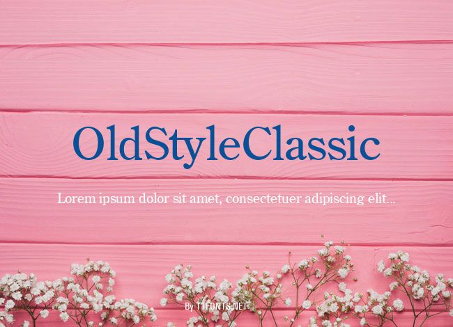 OldStyleClassic example