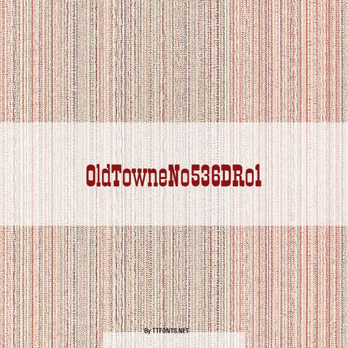 OldTowneNo536DRo1 example