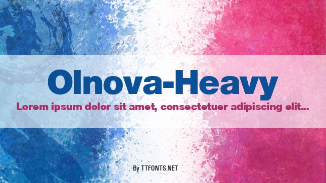 Olnova-Heavy example