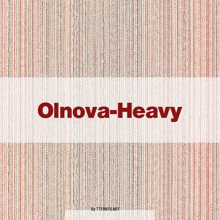 Olnova-Heavy example