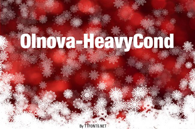 Olnova-HeavyCond example