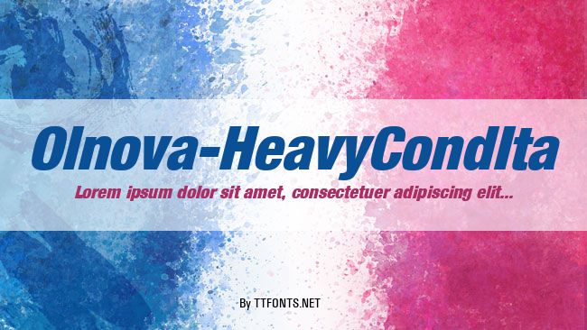 Olnova-HeavyCondIta example