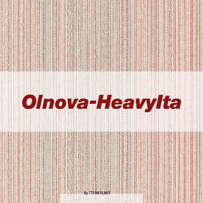 Olnova-HeavyIta example