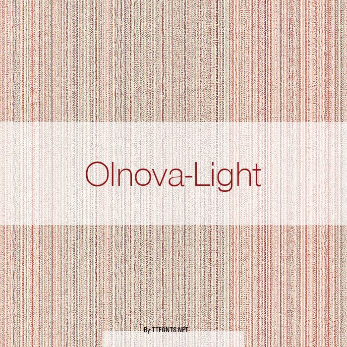 Olnova-Light example