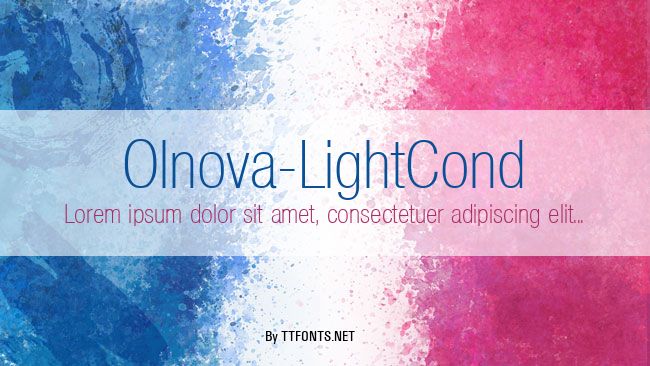 Olnova-LightCond example