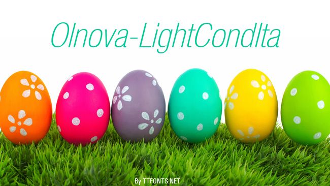 Olnova-LightCondIta example