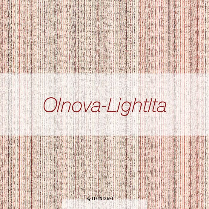 Olnova-LightIta example