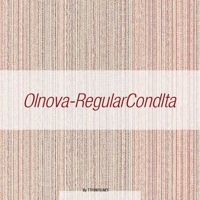 Olnova-RegularCondIta example