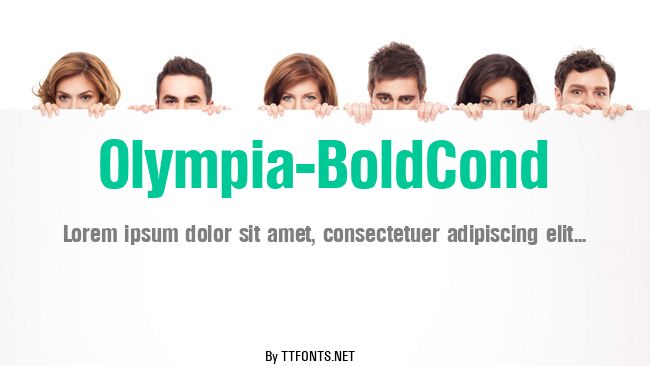 Olympia-BoldCond example
