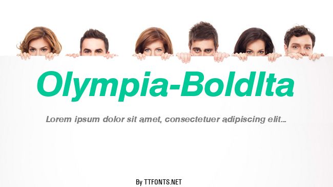 Olympia-BoldIta example