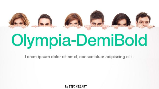 Olympia-DemiBold example