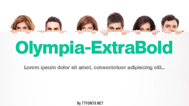 Olympia-ExtraBold example