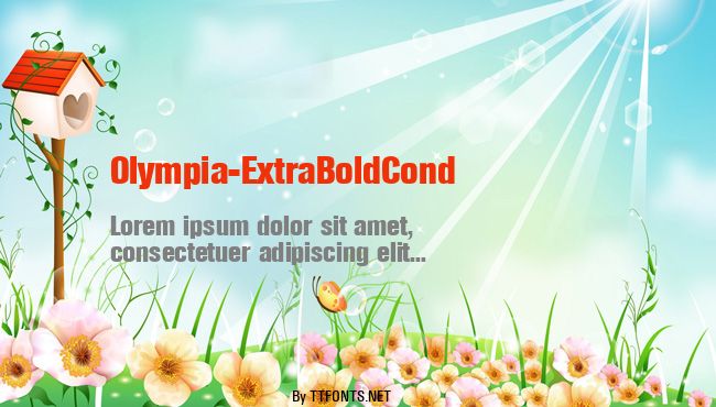 Olympia-ExtraBoldCond example