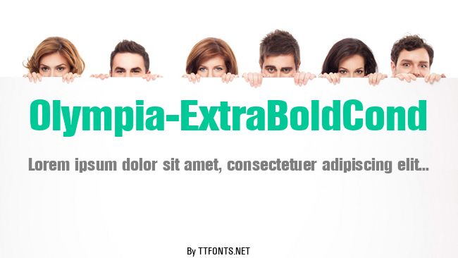 Olympia-ExtraBoldCond example