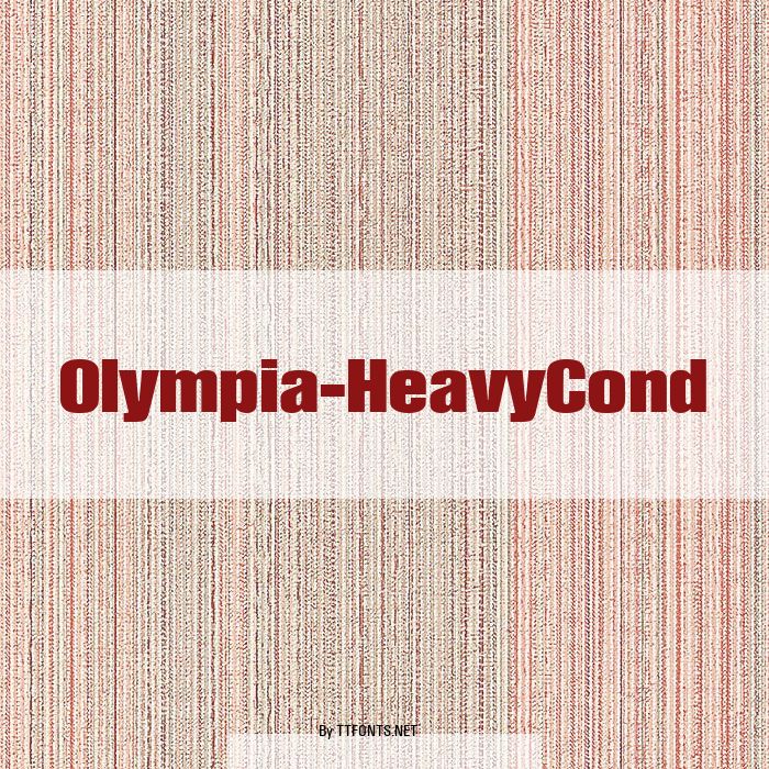 Olympia-HeavyCond example