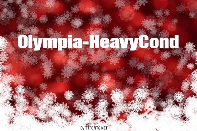 Olympia-HeavyCond example