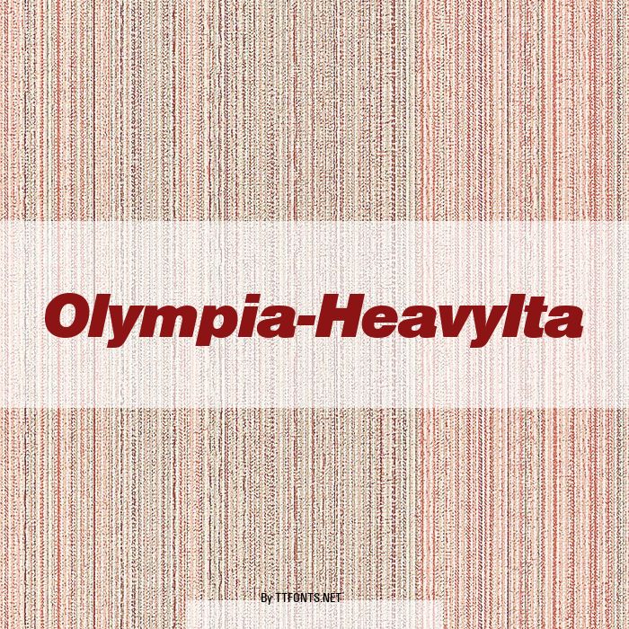 Olympia-HeavyIta example