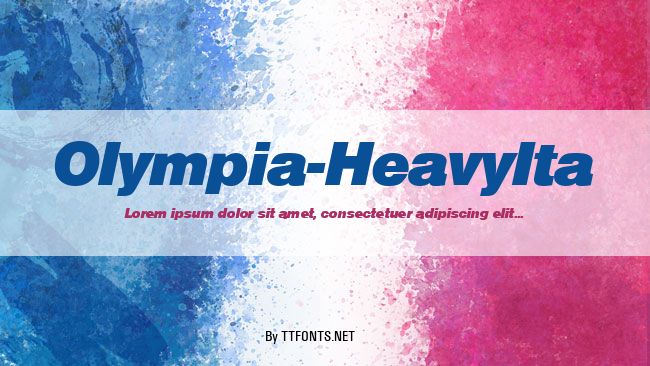 Olympia-HeavyIta example