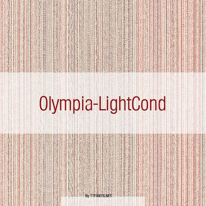 Olympia-LightCond example