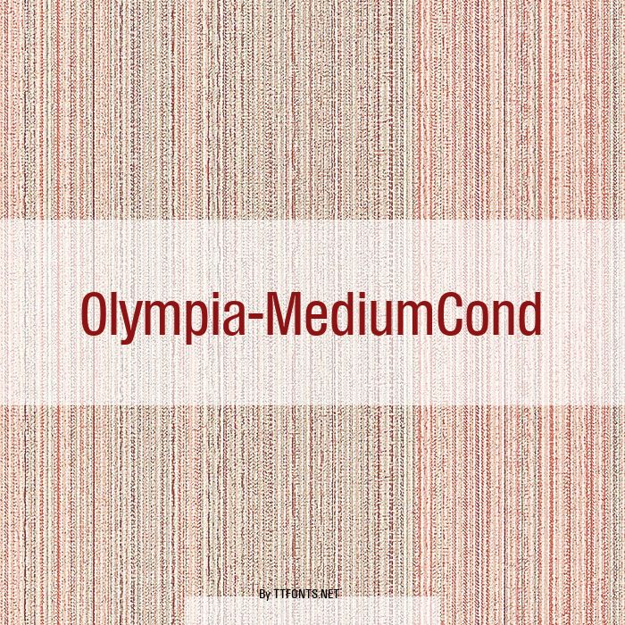 Olympia-MediumCond example