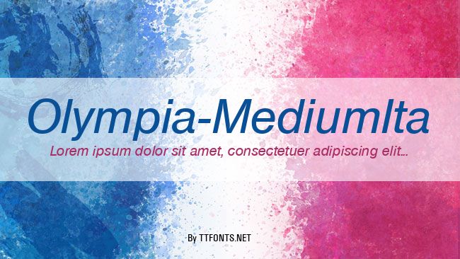 Olympia-MediumIta example