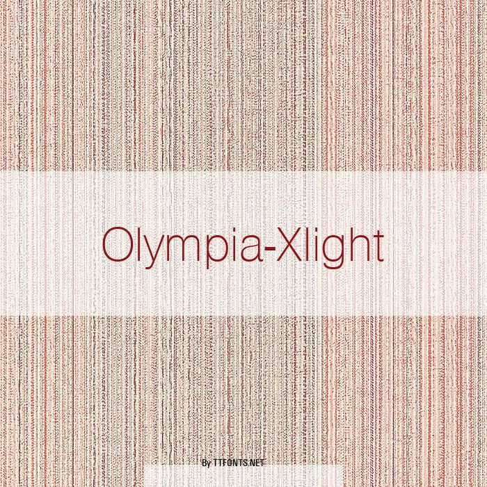 Olympia-Xlight example