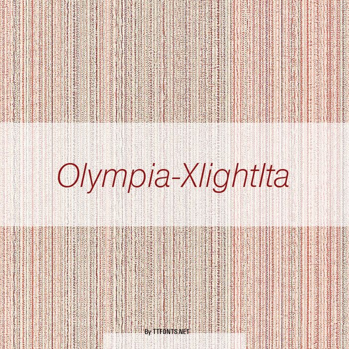 Olympia-XlightIta example