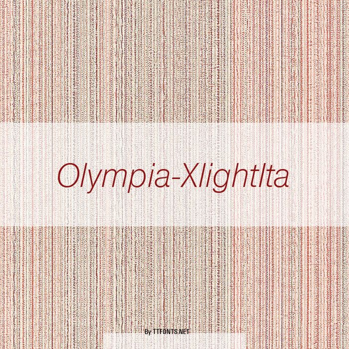 Olympia-XlightIta example