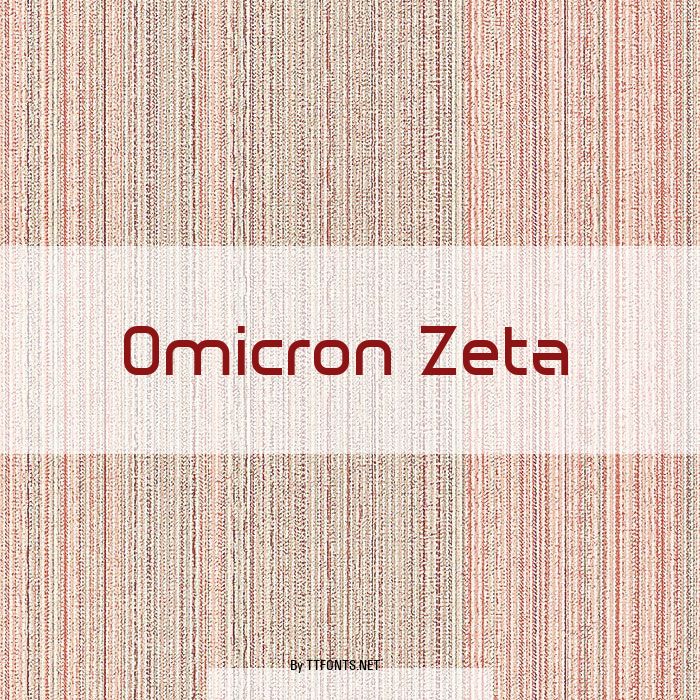 Omicron Zeta example