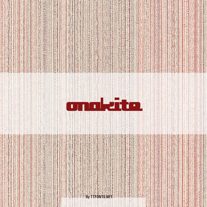 onakite example