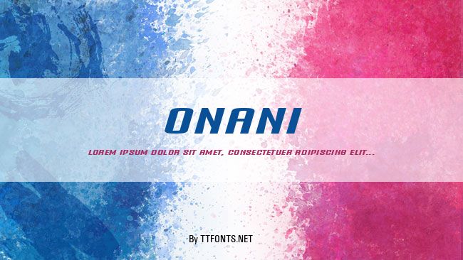 Onani example