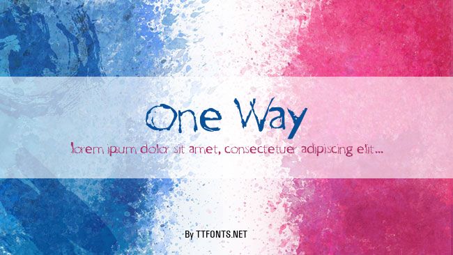 One Way example