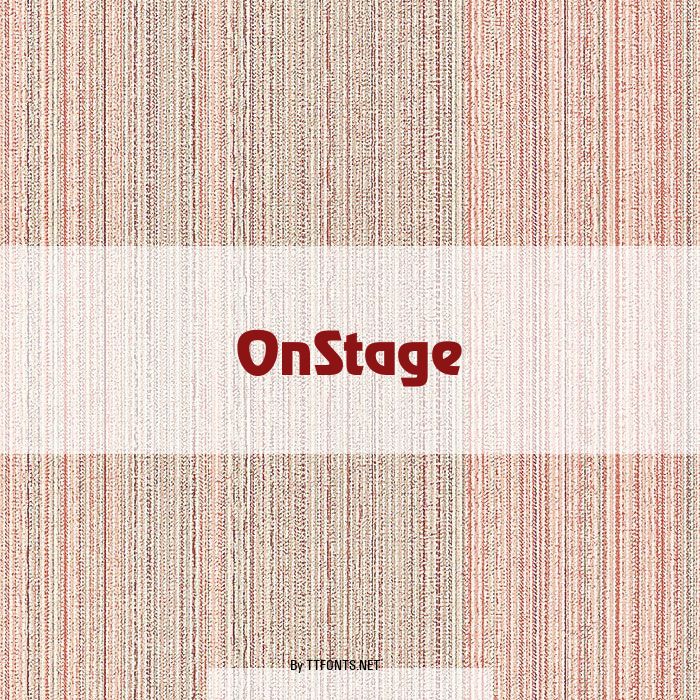 OnStage example