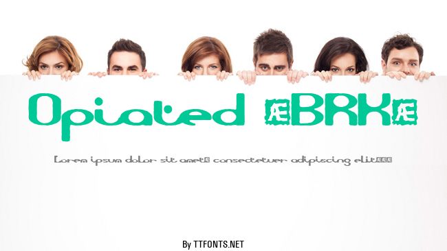 Opiated (BRK) example