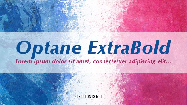 Optane ExtraBold example